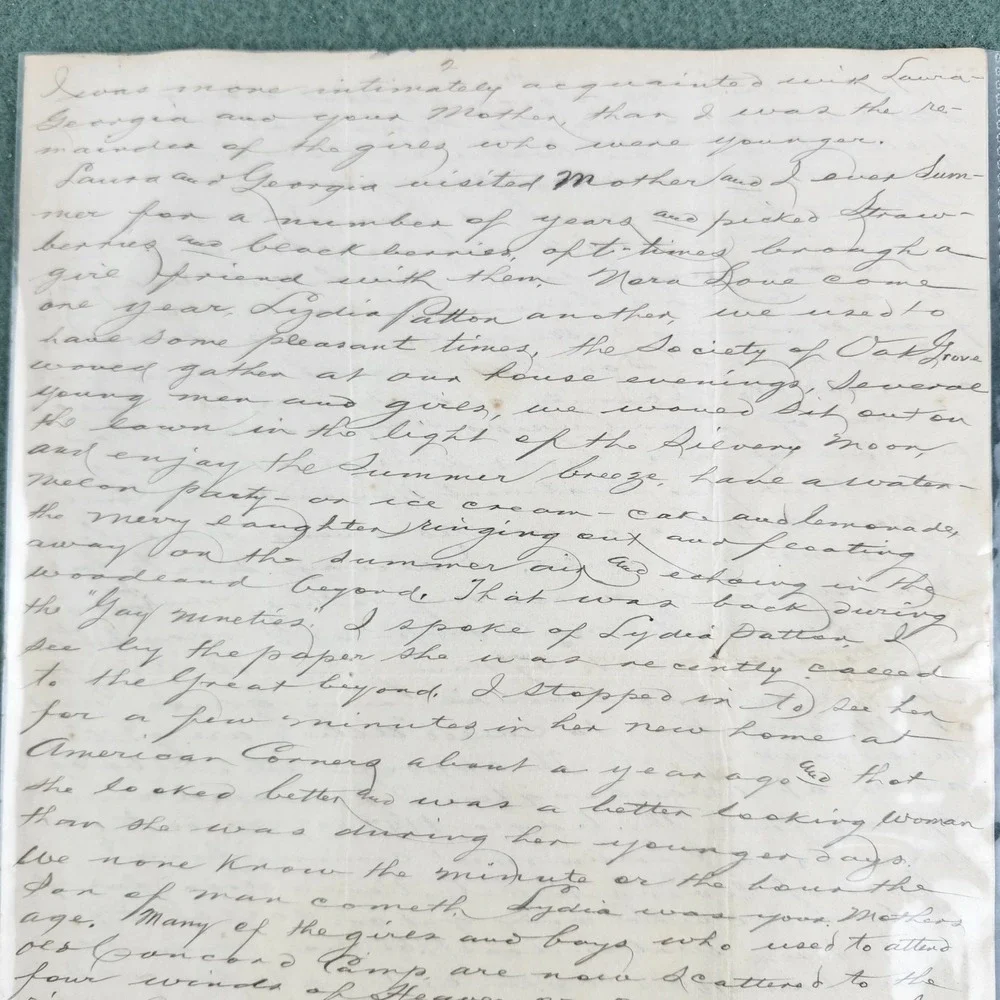Vtg 1942 Handwritten Letter Pawtucket, RI with Envelope Correspondence